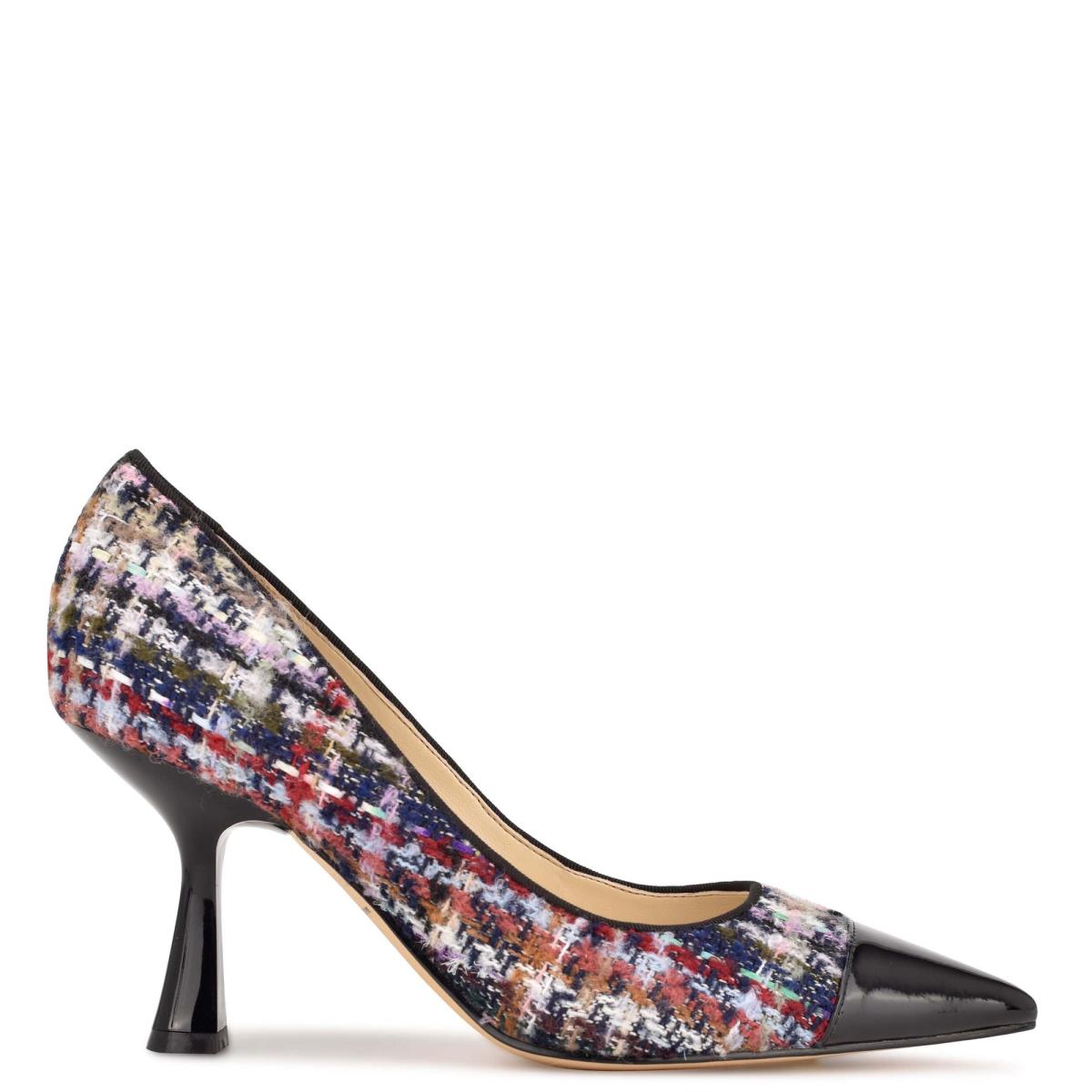 Zapatos De Salon Nine West Hippa Pointy Puntera Azules Multicolor | 6917CUNZT