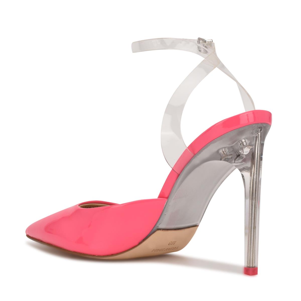 Zapatos De Salon Nine West Sparkea Ankle Correa Rosas | 7834ELHAO