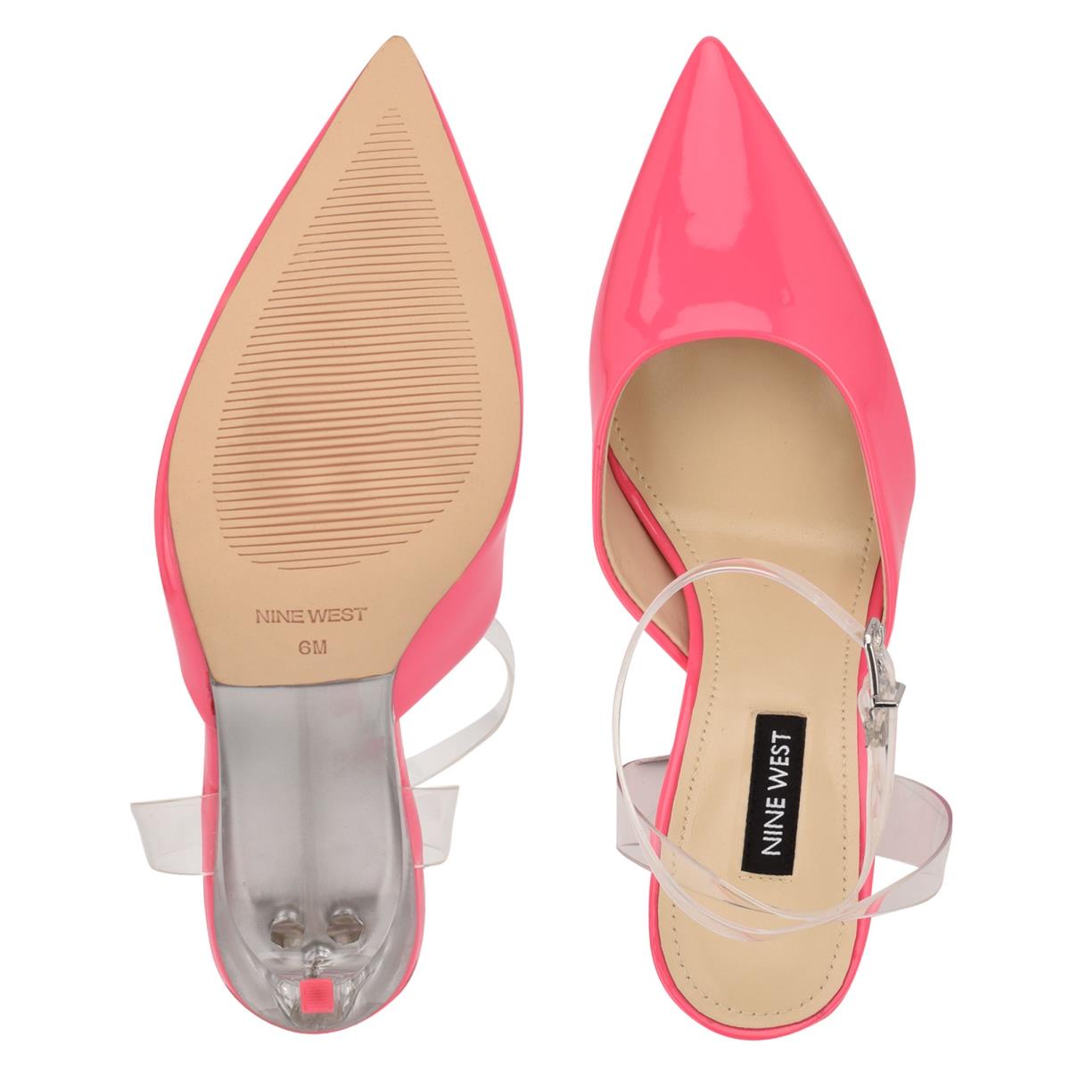 Zapatos De Salon Nine West Sparkea Ankle Correa Rosas | 7834ELHAO