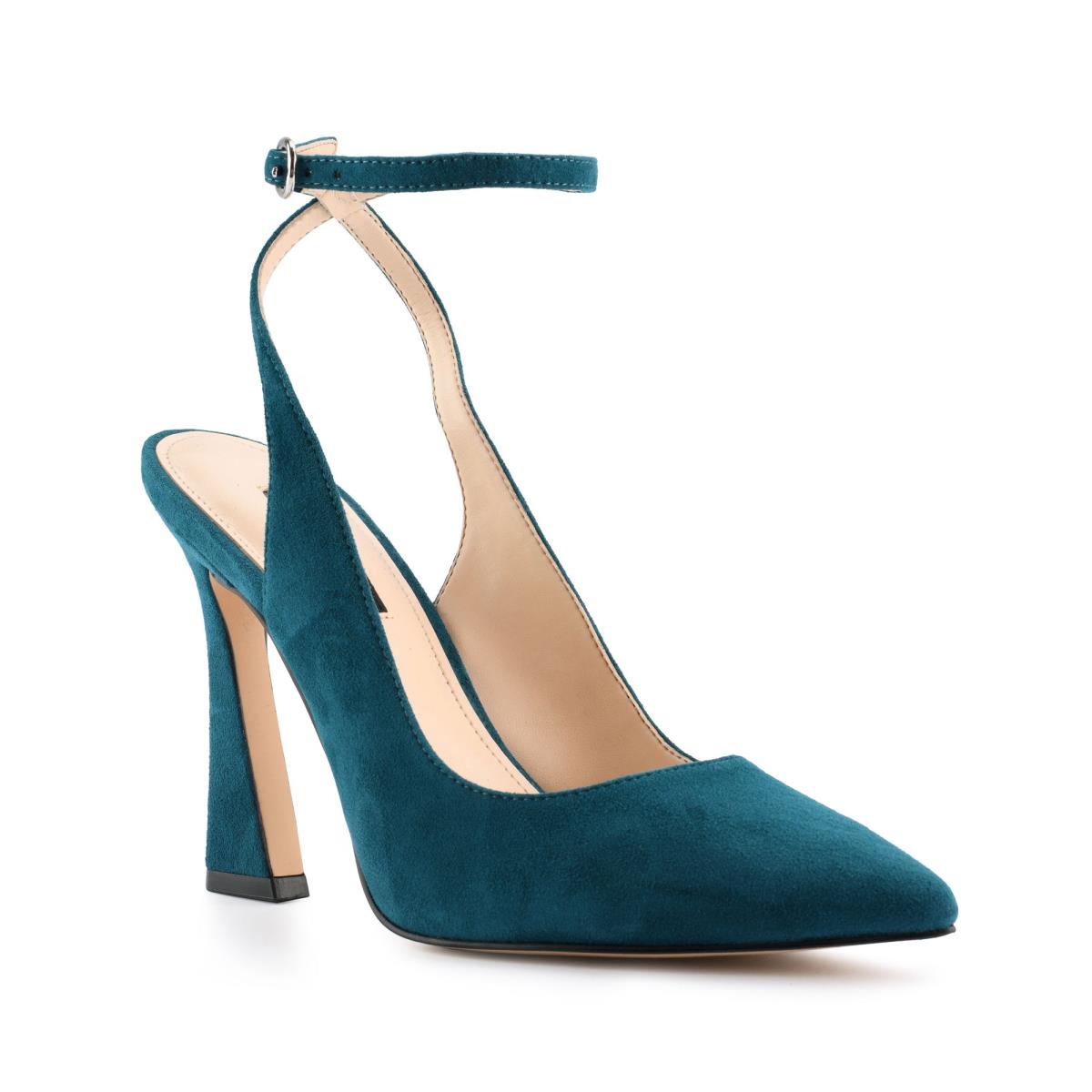 Zapatos De Salon Nine West Tabita Ankle Correa Vestido Verde Oliva | 4236WVZFE