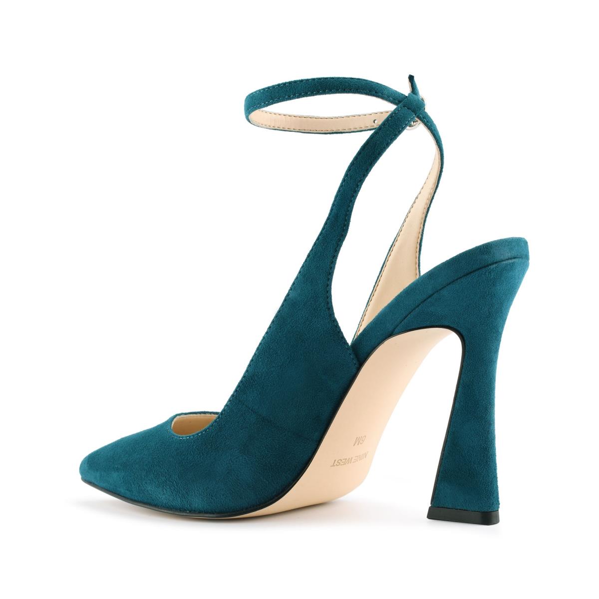 Zapatos De Salon Nine West Tabita Ankle Correa Vestido Verde Oliva | 4236WVZFE