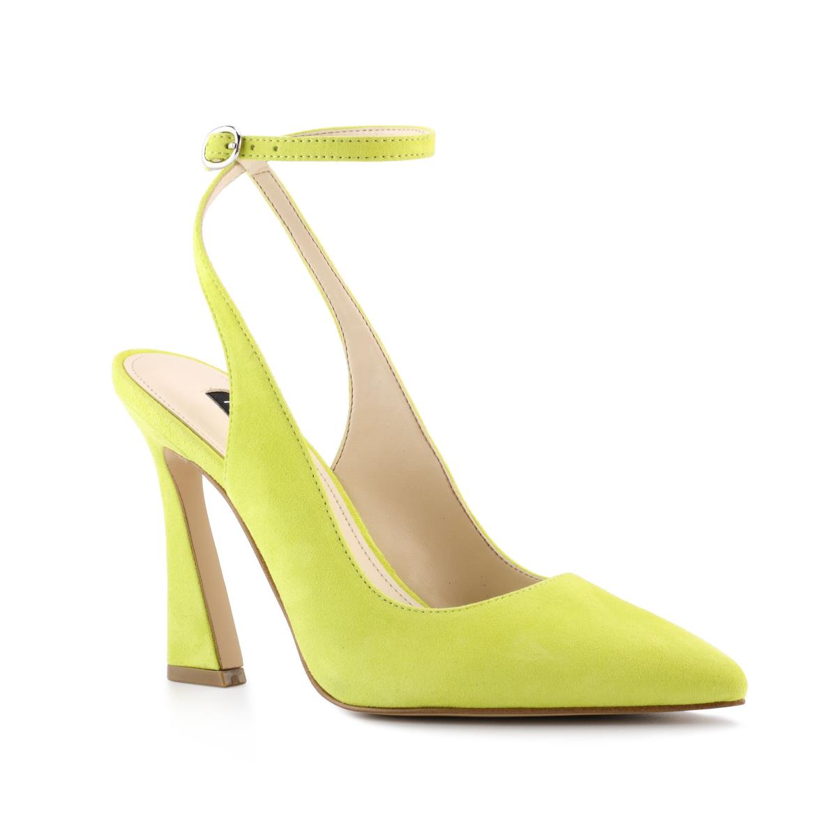 Zapatos De Salon Nine West Tabita Ankle Correa Vestido Amarillo | 8921TMXEB