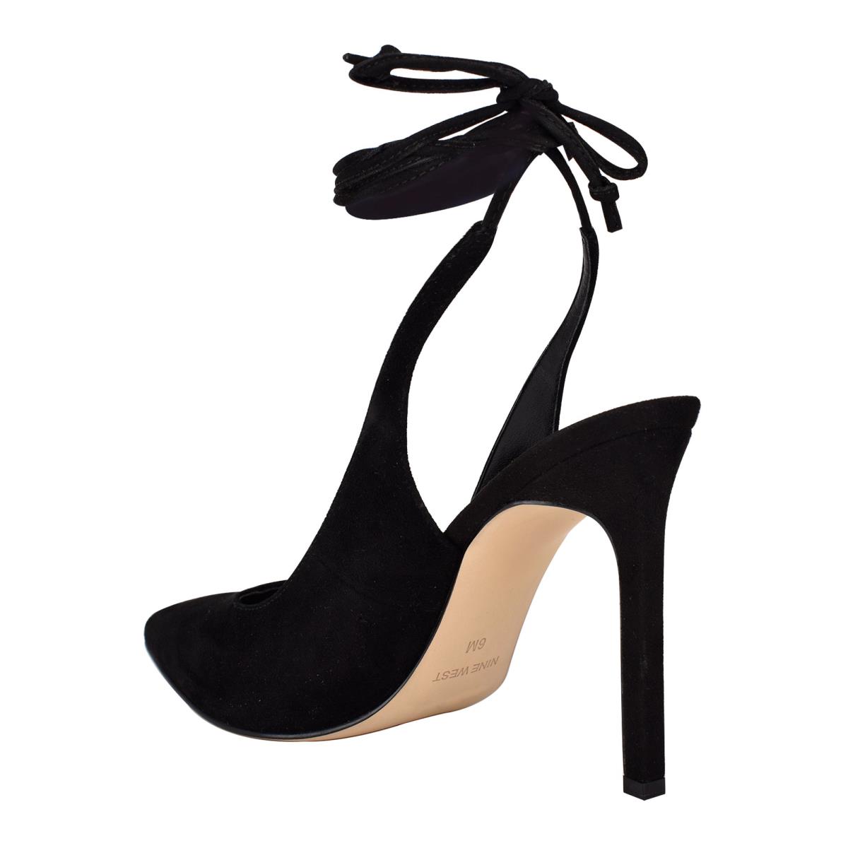 Zapatos De Salon Nine West Talon Ankle Wrap Vestido Negras | 4153FWURV