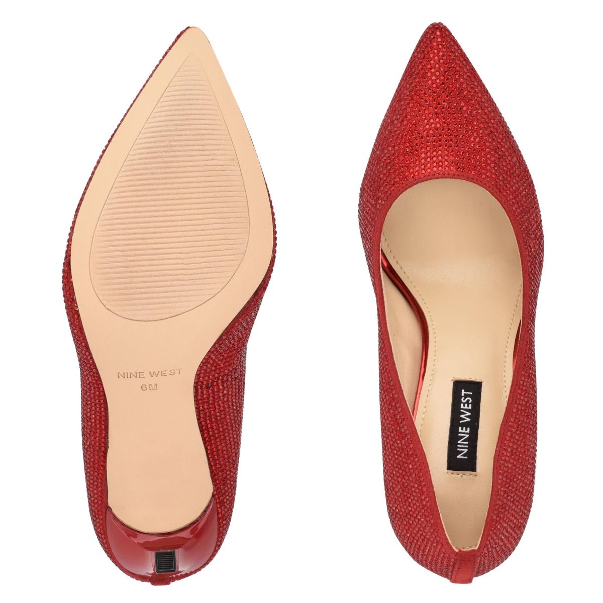 Zapatos De Salon Nine West Tatiah Vestido Rojas | 6578MXDFI