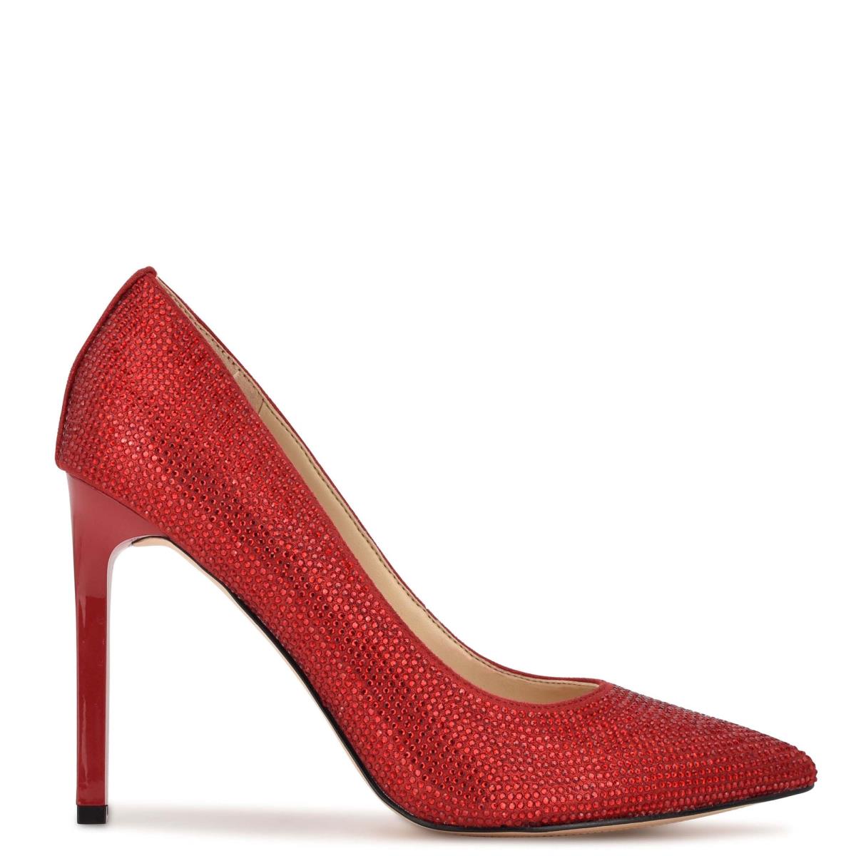 Zapatos De Salon Nine West Tatiah Vestido Rojas | 6578MXDFI