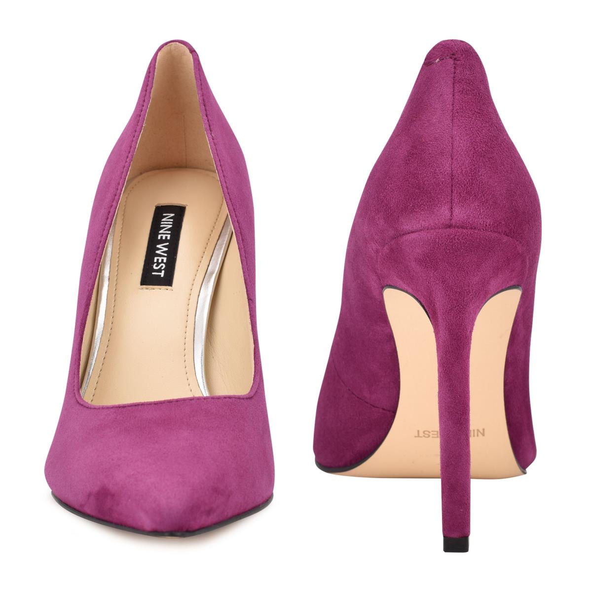 Zapatos De Salon Nine West Tatiana Pointy Puntera Moradas | 1092CLSRV