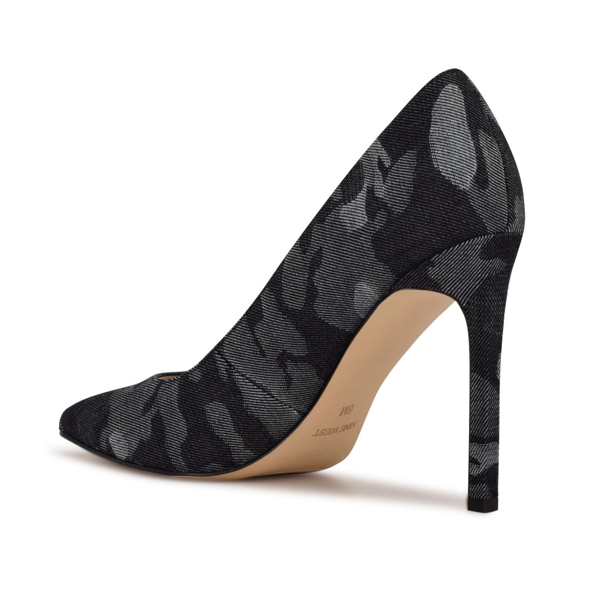 Zapatos De Salon Nine West Tatiana Pointy Puntera Azules Camuflaje | 1623QBWMJ