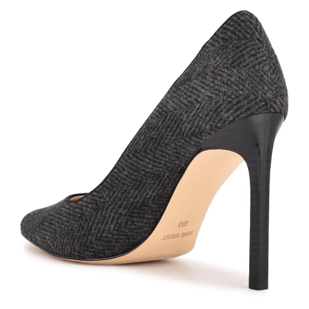 Zapatos De Salon Nine West Tatiana Pointy Puntera Gris Oscuro | 1740OYCQM