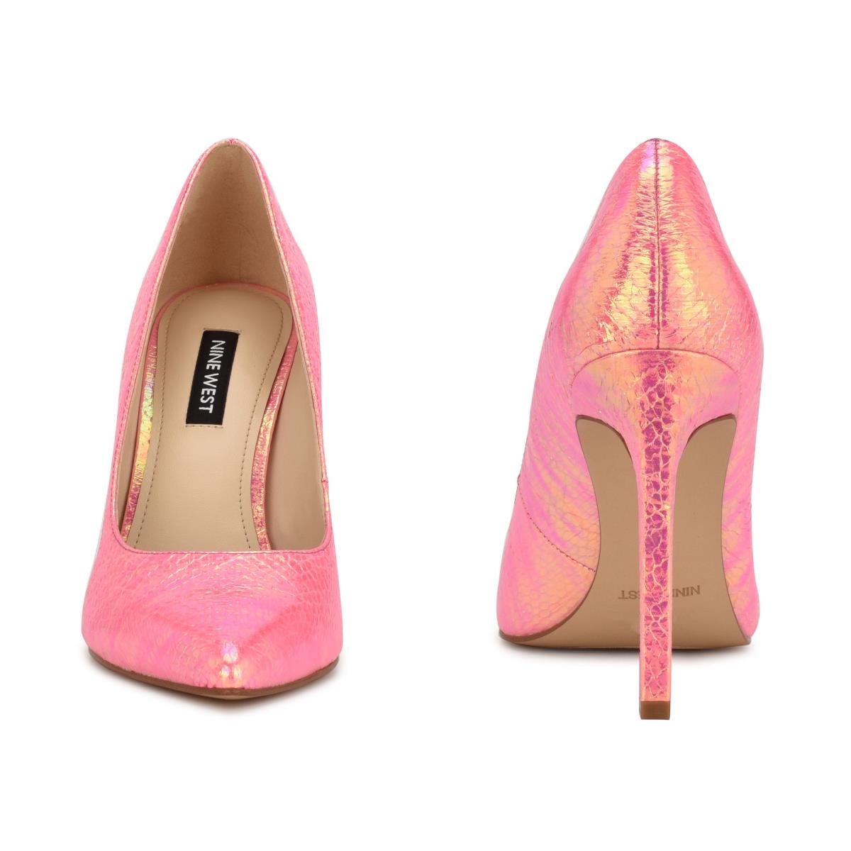 Zapatos De Salon Nine West Tatiana Pointy Puntera Rosas | 2907GFOQE