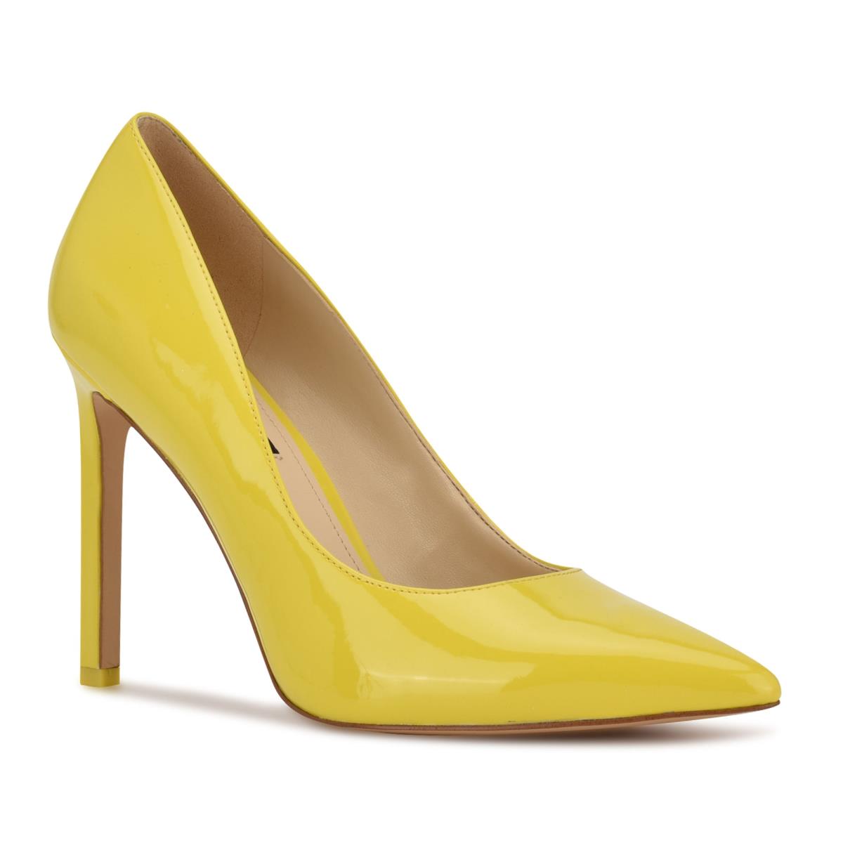 Zapatos De Salon Nine West Tatiana Pointy Puntera Amarillo | 3250TWDCM