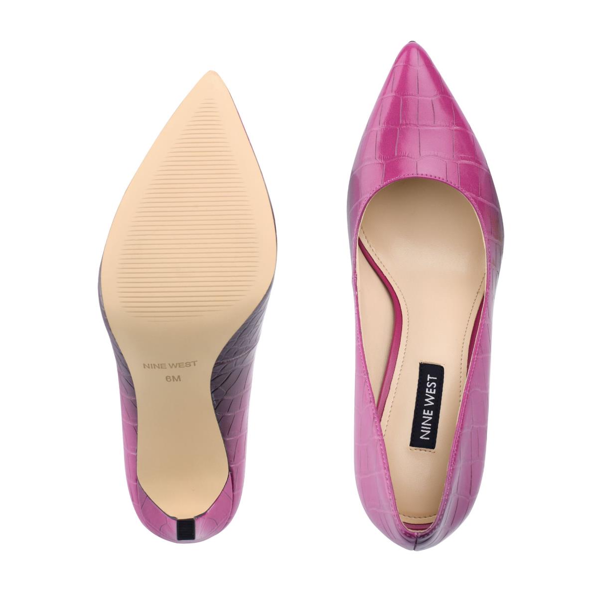 Zapatos De Salon Nine West Tatiana Pointy Puntera Rosas | 3264YPGQW