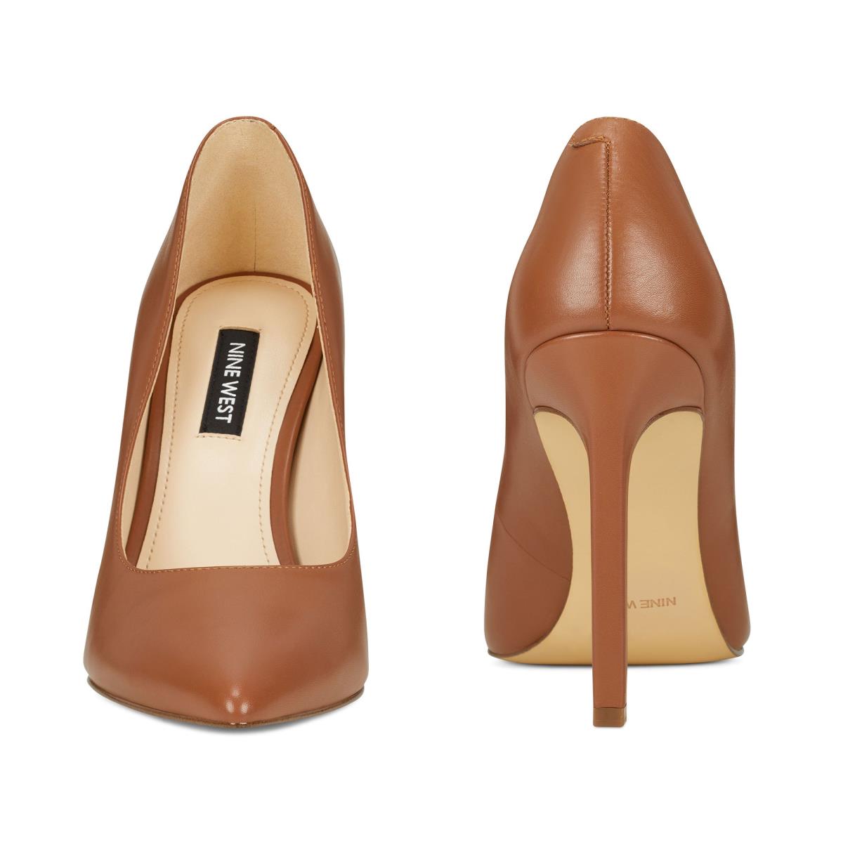 Zapatos De Salon Nine West Tatiana Pointy Puntera Marrones Claro | 3297LTUWY