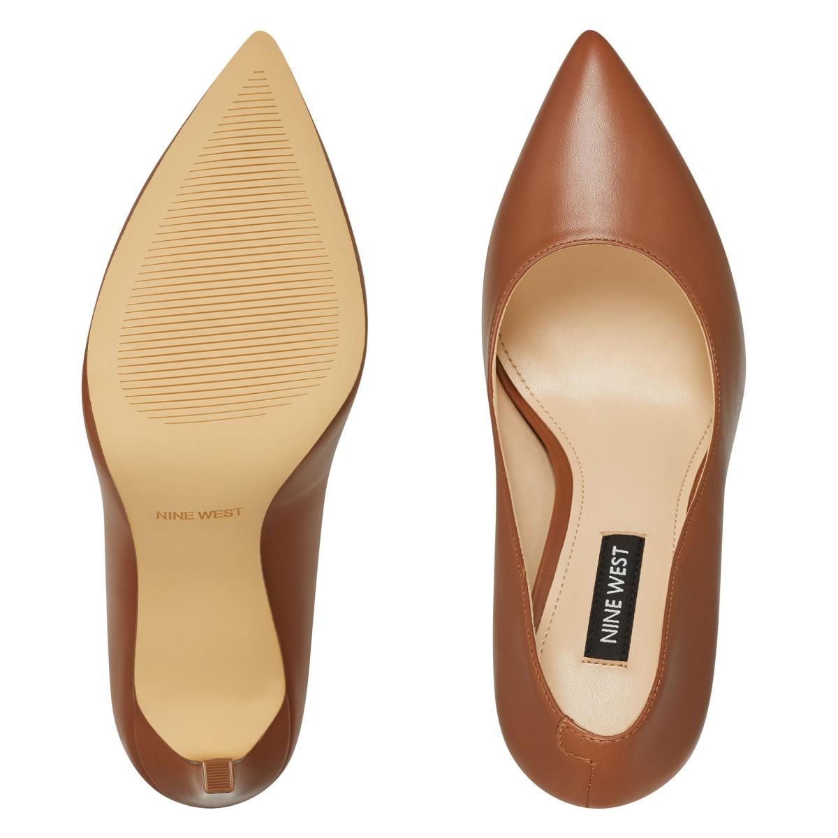 Zapatos De Salon Nine West Tatiana Pointy Puntera Marrones Claro | 3297LTUWY