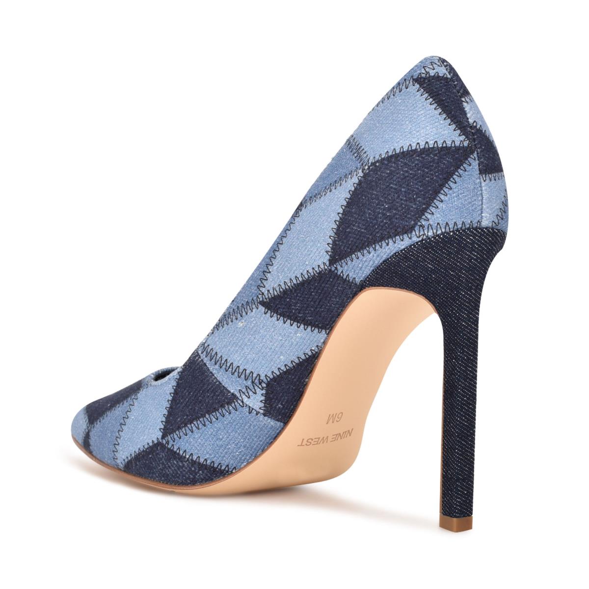 Zapatos De Salon Nine West Tatiana Pointy Puntera Azules | 4927WUGBE