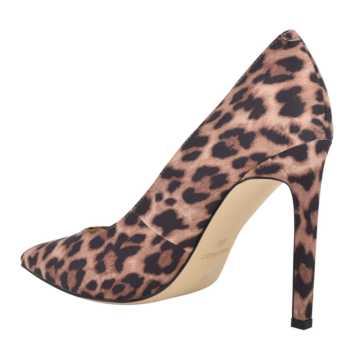 Zapatos De Salon Nine West Tatiana Pointy Puntera Leopardo | 5147FIALN