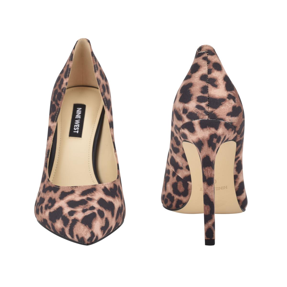 Zapatos De Salon Nine West Tatiana Pointy Puntera Leopardo | 5147FIALN