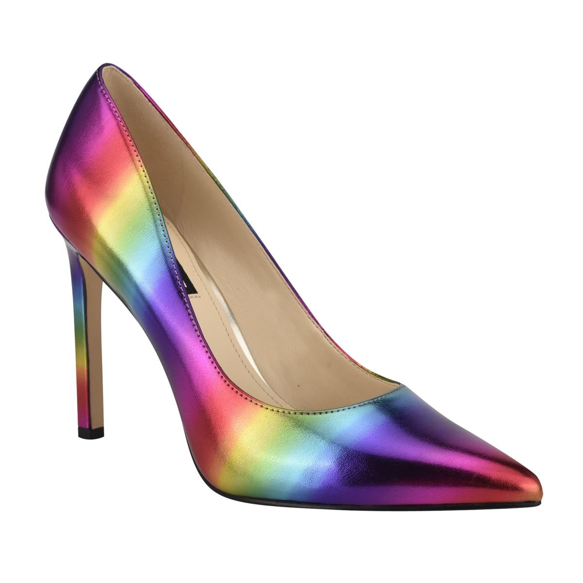 Zapatos De Salon Nine West Tatiana Pointy Puntera Multicolor | 6290FHILT