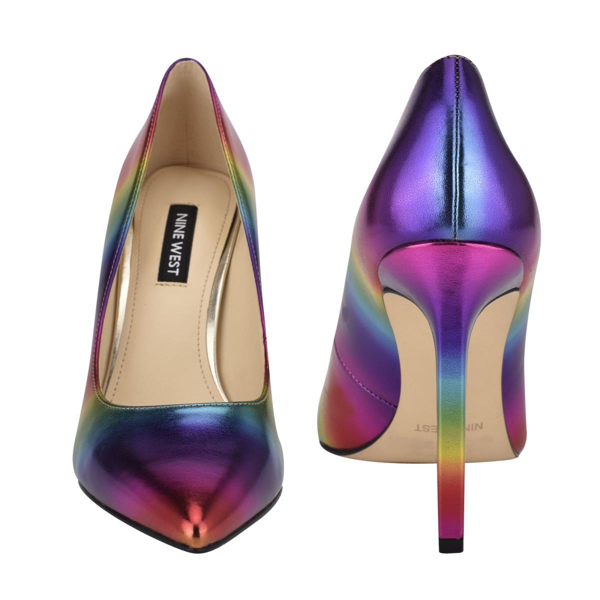 Zapatos De Salon Nine West Tatiana Pointy Puntera Multicolor | 6290FHILT