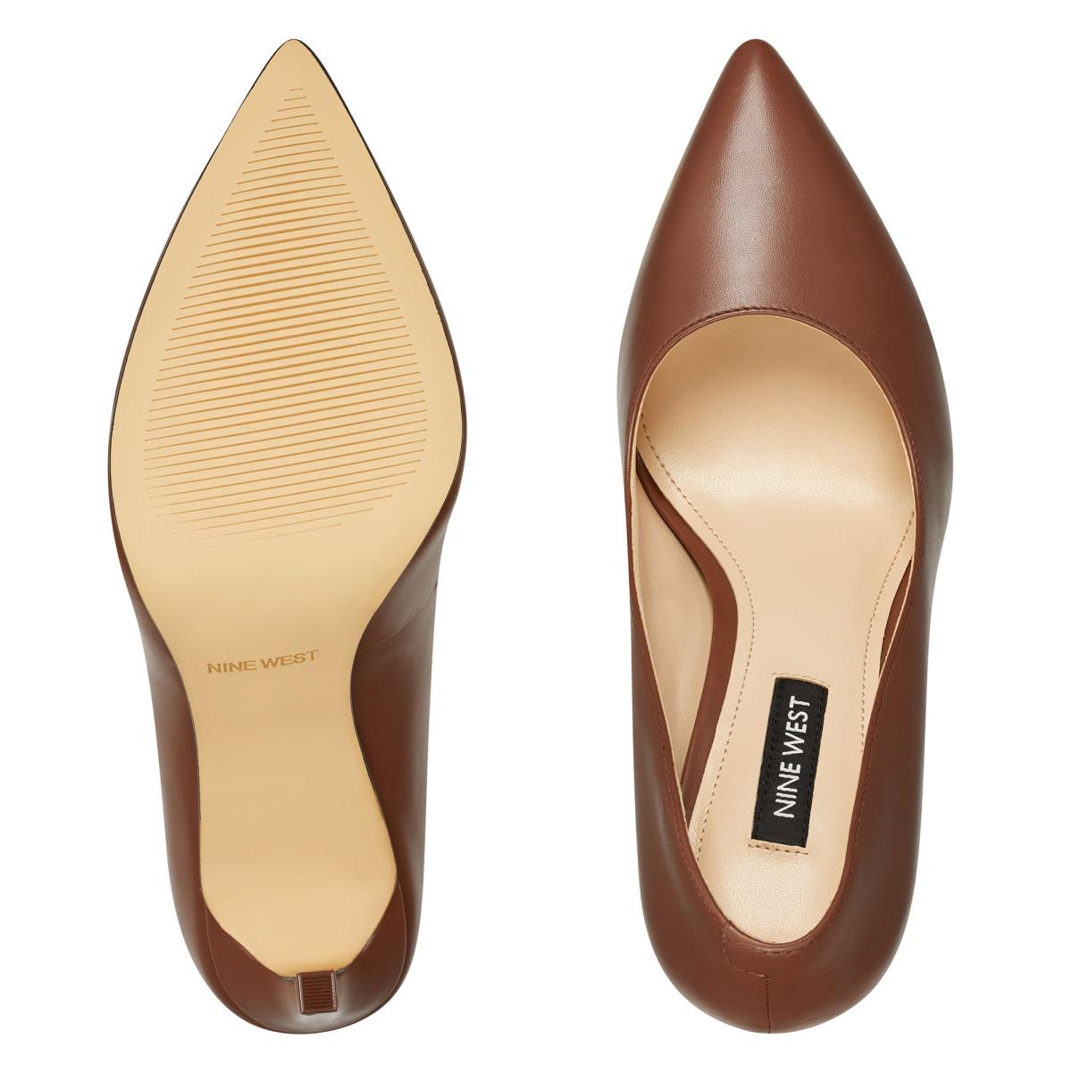 Zapatos De Salon Nine West Tatiana Pointy Puntera Marrones | 6475FKUTY