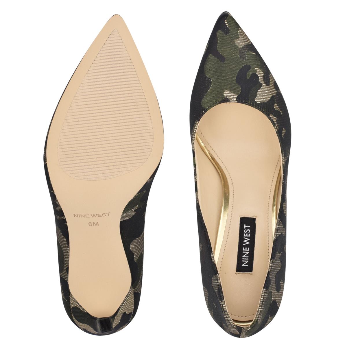 Zapatos De Salon Nine West Tatiana Pointy Puntera Camuflaje | 6935GMWKQ