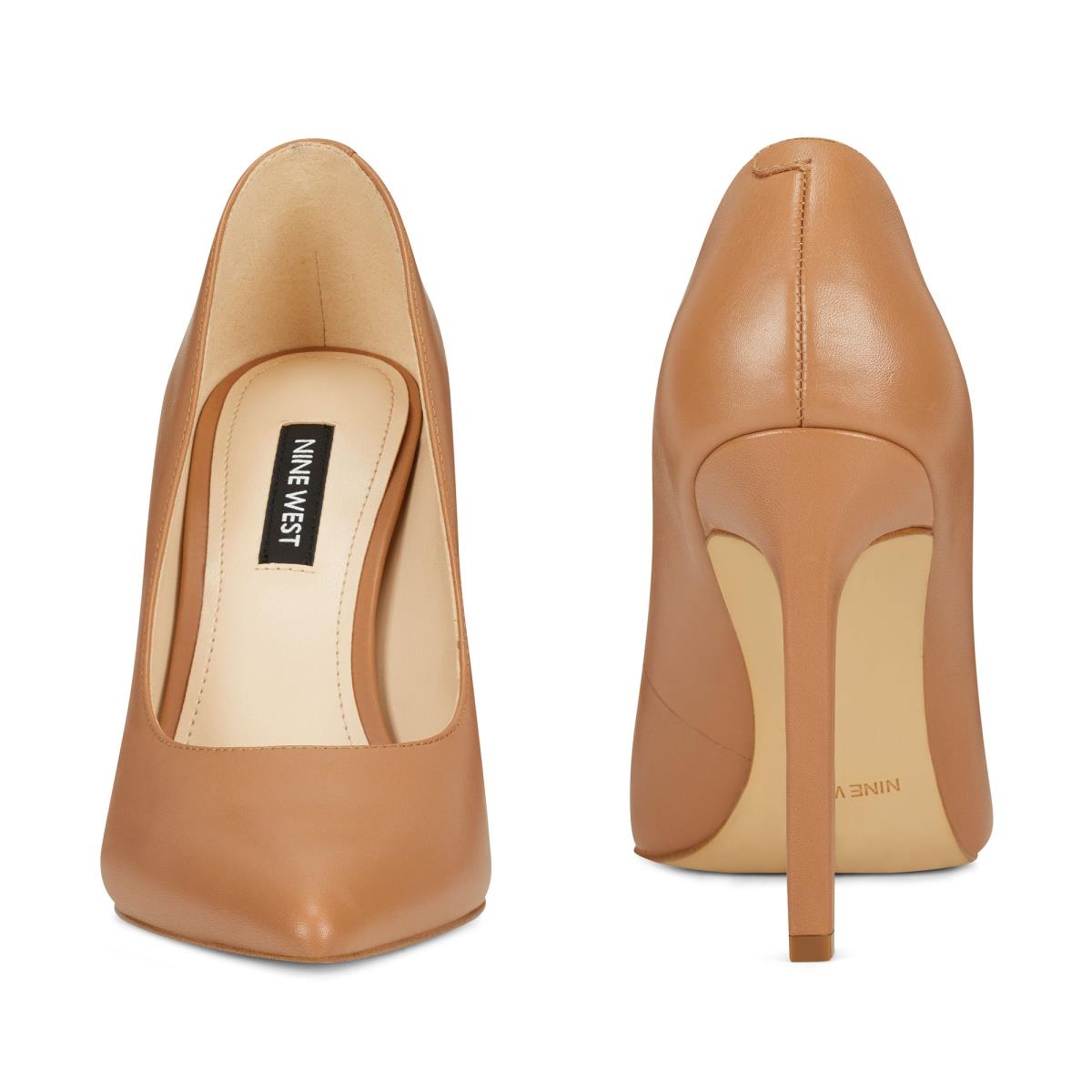 Zapatos De Salon Nine West Tatiana Pointy Puntera Beige | 6981MGZQV