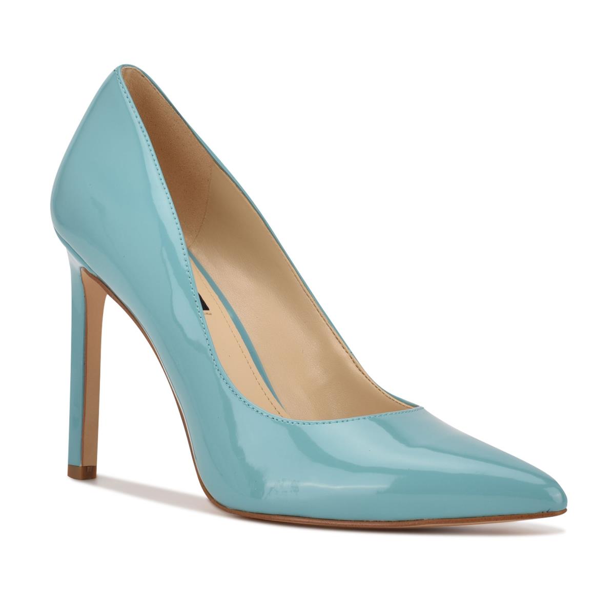 Zapatos De Salon Nine West Tatiana Pointy Puntera Azules | 7108UDGAC