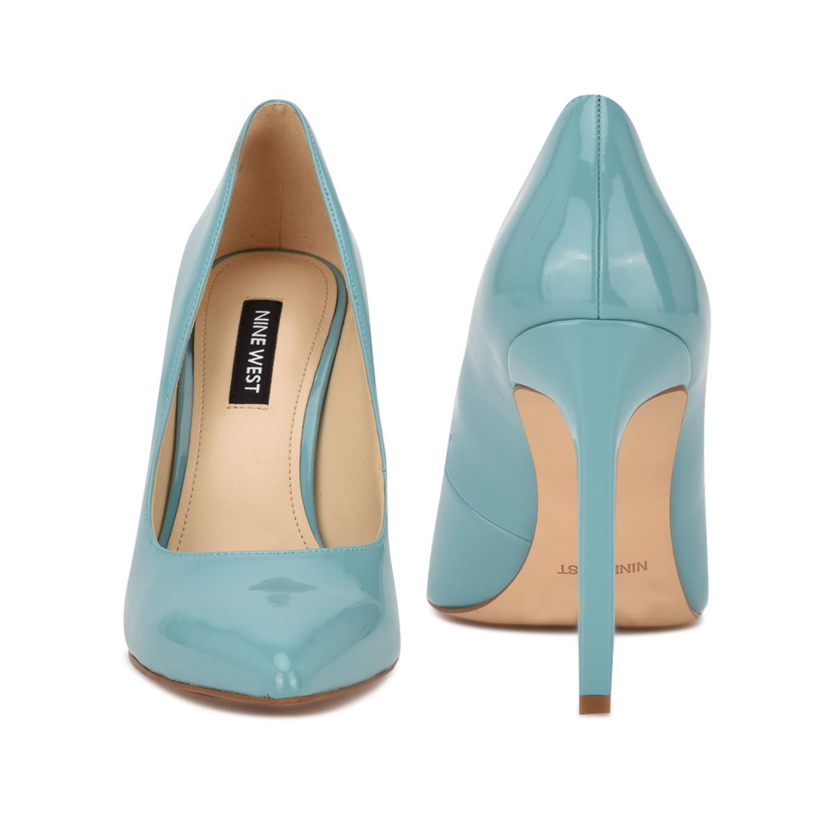 Zapatos De Salon Nine West Tatiana Pointy Puntera Azules | 7108UDGAC