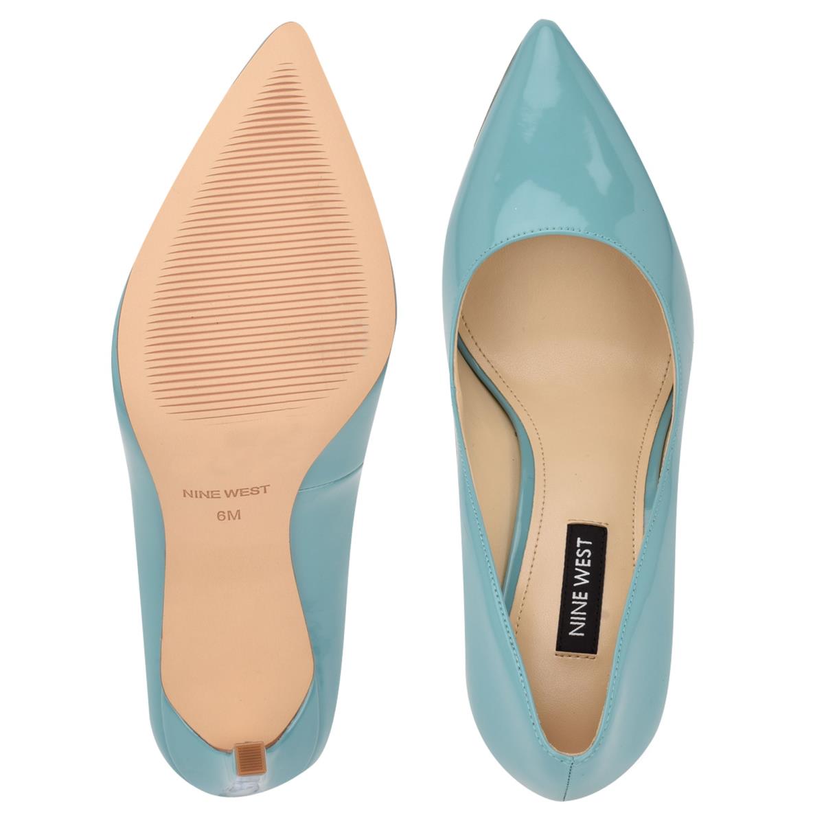 Zapatos De Salon Nine West Tatiana Pointy Puntera Azules | 7108UDGAC