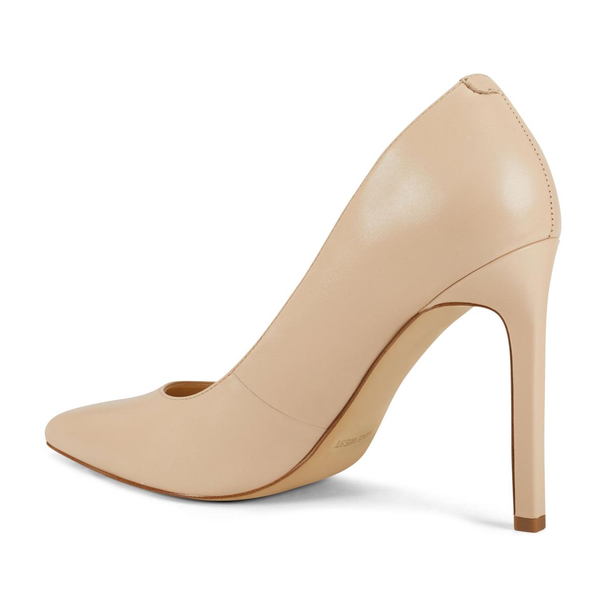 Zapatos De Salon Nine West Tatiana Pointy Puntera Blancas | 7839NQSZP