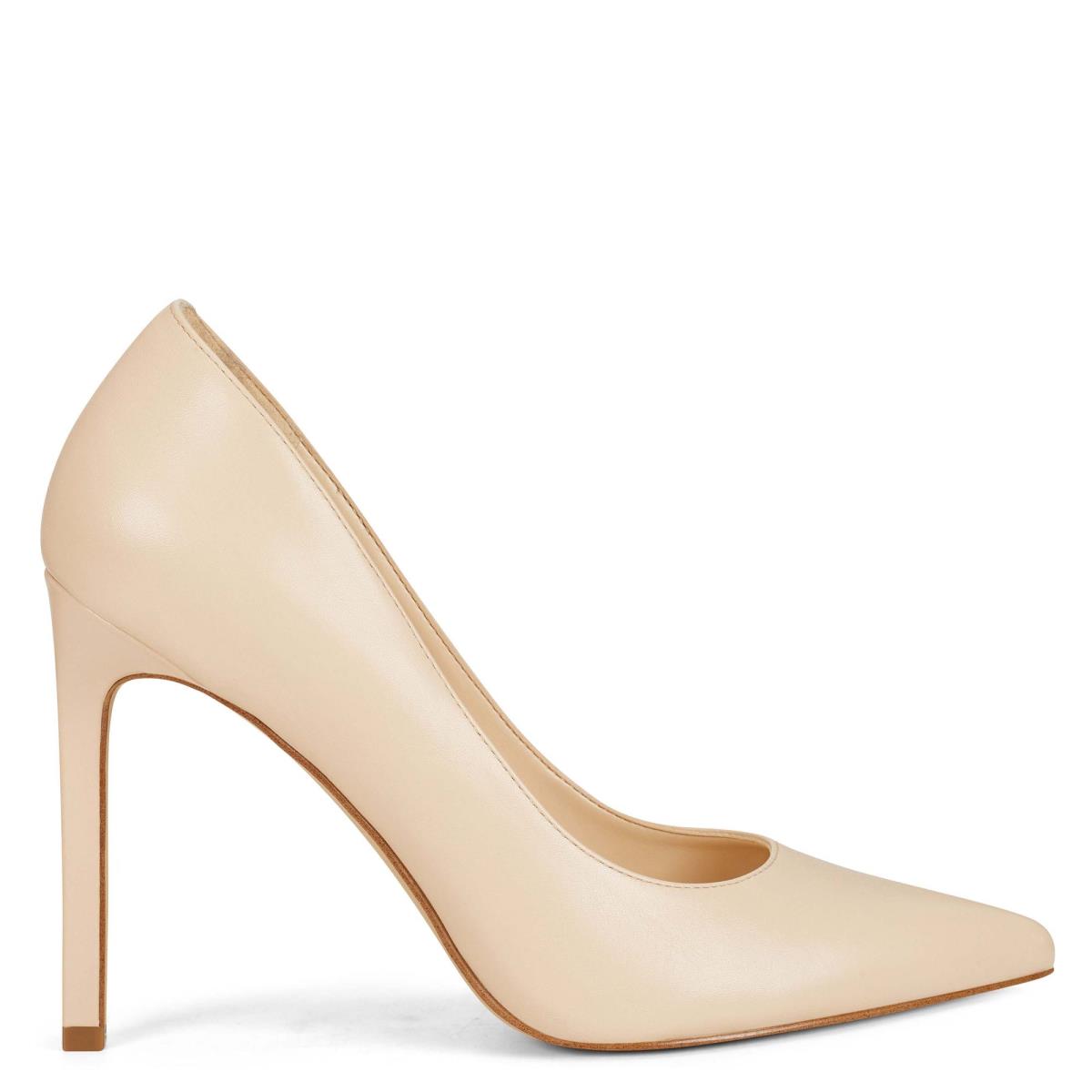 Zapatos De Salon Nine West Tatiana Pointy Puntera Blancas | 7839NQSZP