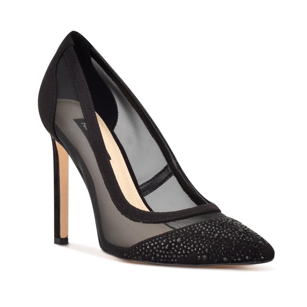 Zapatos De Salon Nine West Tayen Vestido Negras | 8743VJOIQ