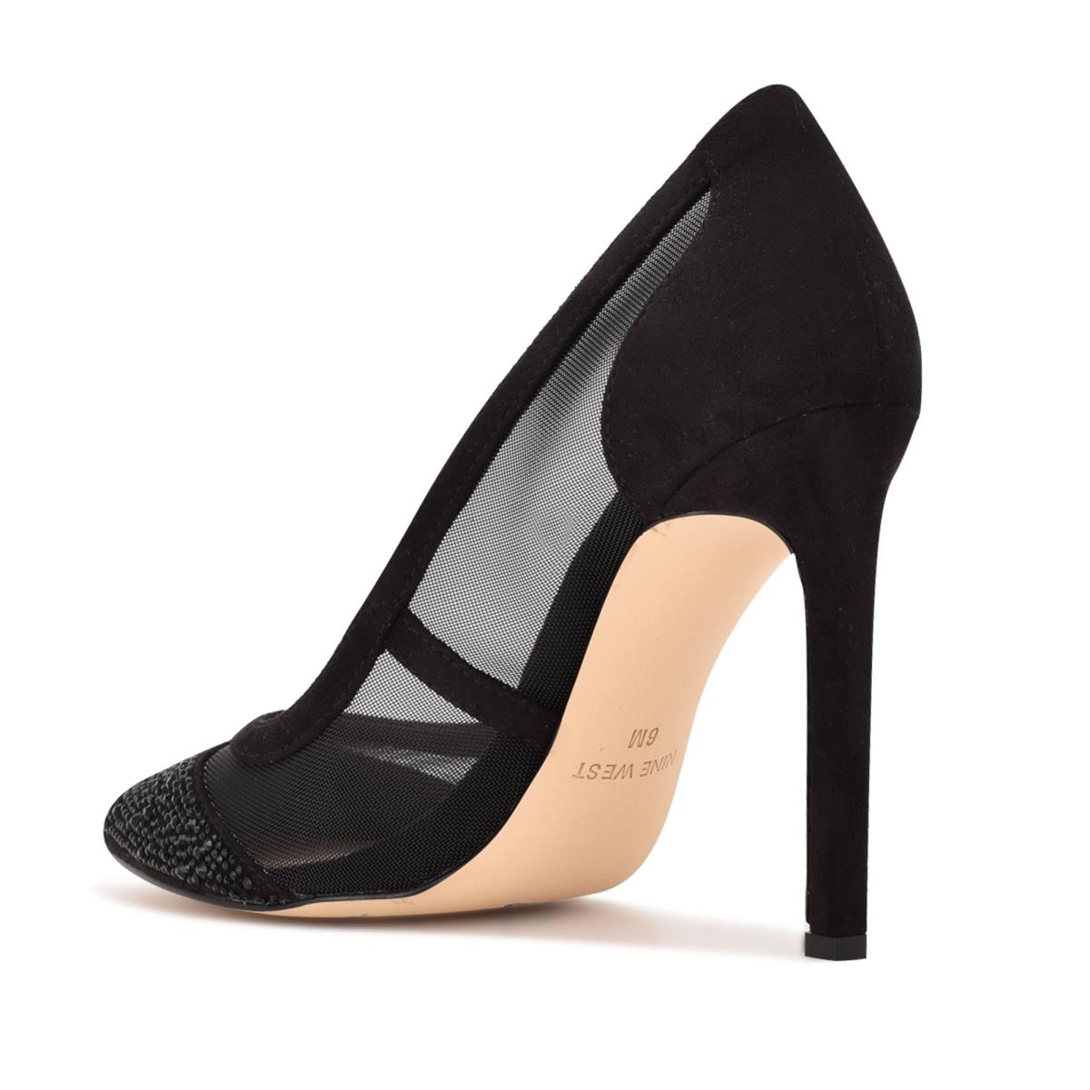 Zapatos De Salon Nine West Tayen Vestido Negras | 8743VJOIQ