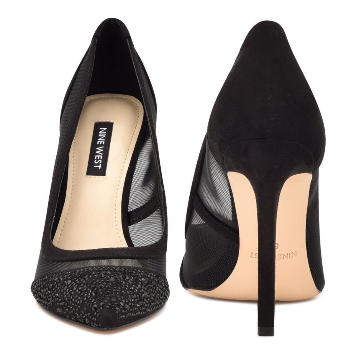 Zapatos De Salon Nine West Tayen Vestido Negras | 8743VJOIQ