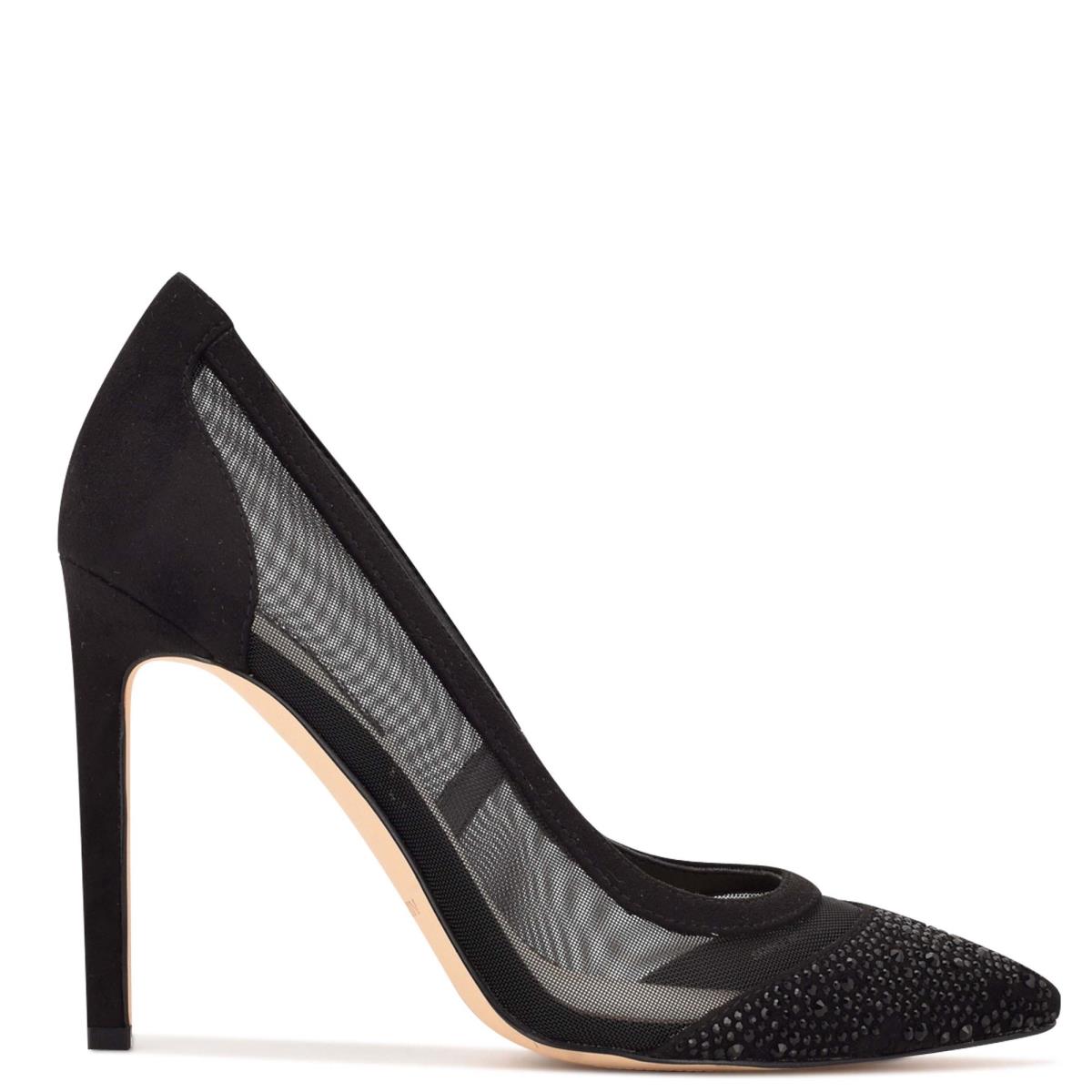 Zapatos De Salon Nine West Tayen Vestido Negras | 8743VJOIQ