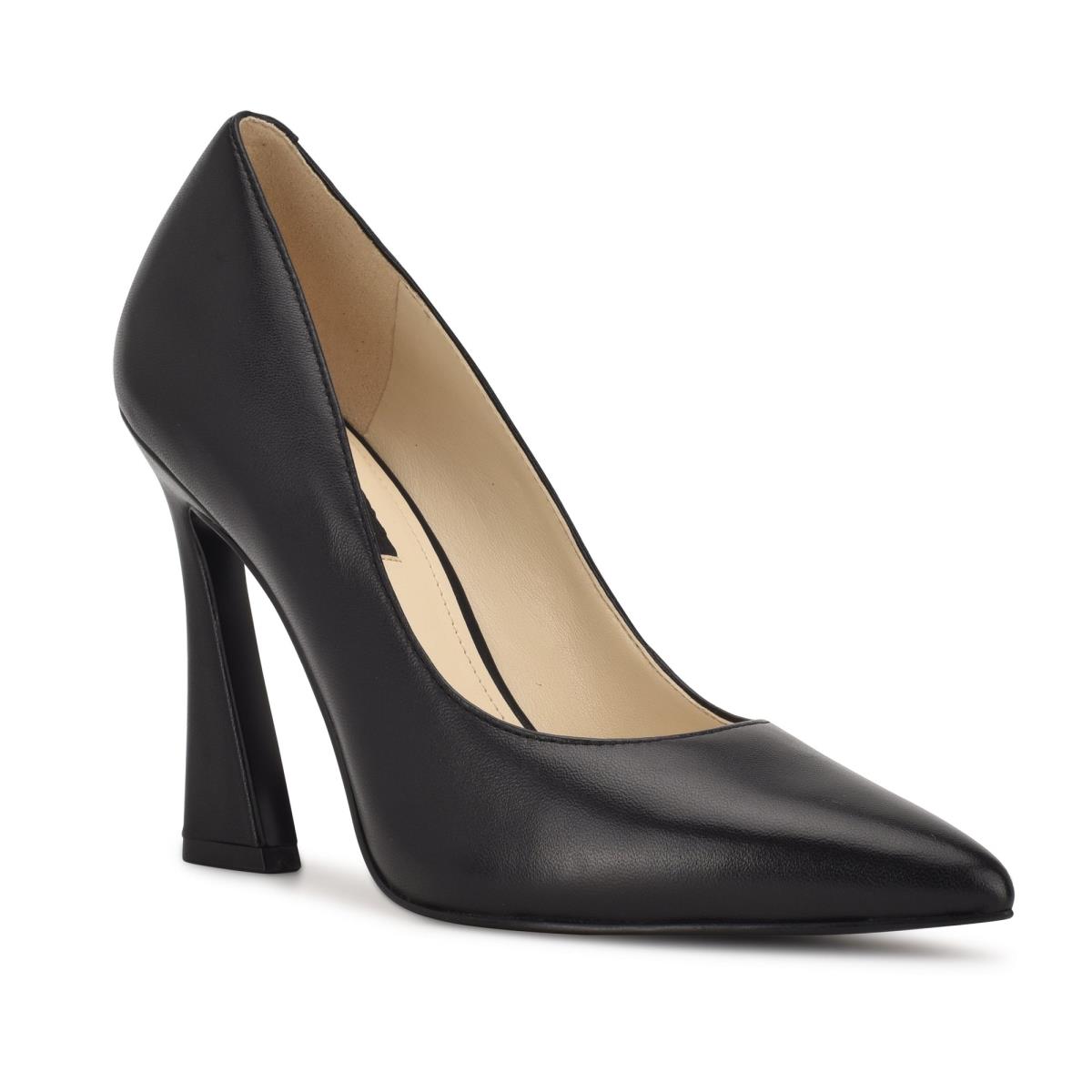 Zapatos De Salon Nine West Trendz Pointy Puntera Negras | 0816CNSGF