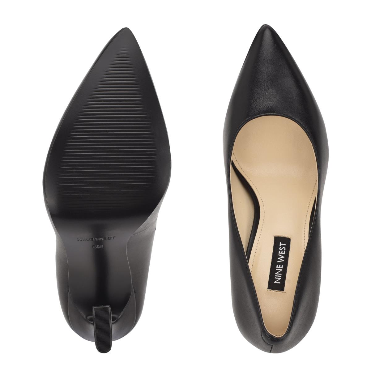 Zapatos De Salon Nine West Trendz Pointy Puntera Negras | 0816CNSGF