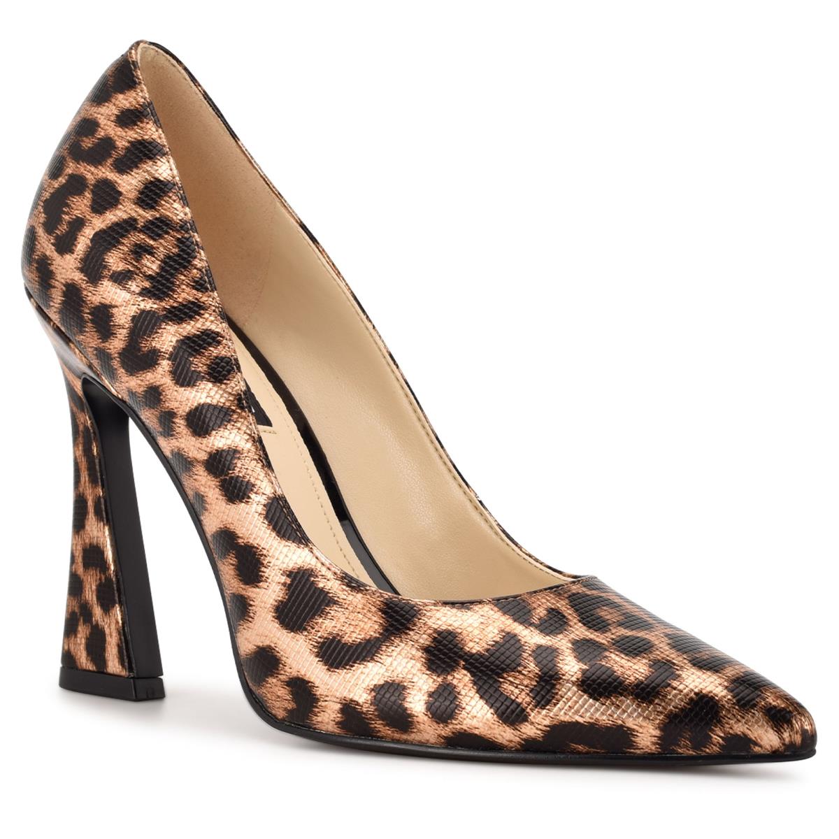 Zapatos De Salon Nine West Trendz Pointy Puntera Leopardo | 1938YGEXK