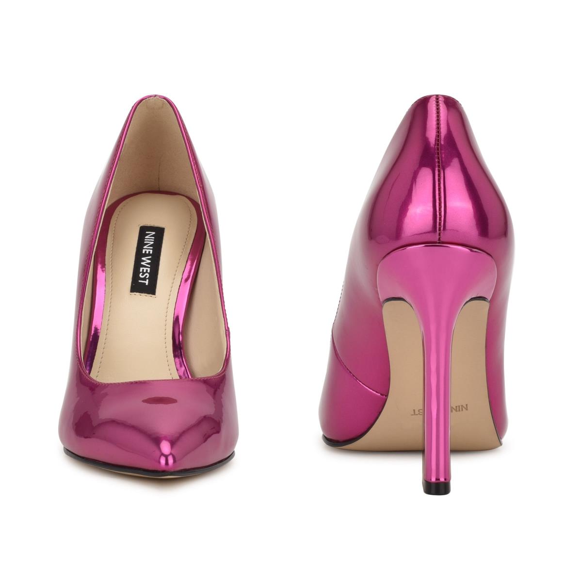 Zapatos De Salon Nine West Trendz Pointy Puntera Rosas | 2073DFVQC