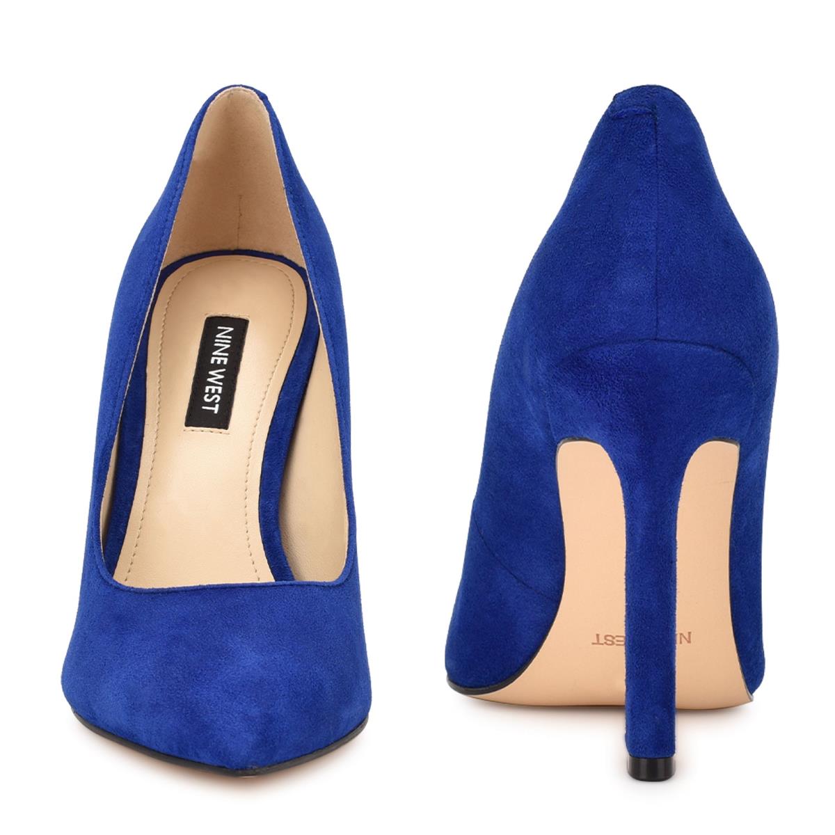 Zapatos De Salon Nine West Trendz Pointy Puntera Azules Oscuro | 3269QOIPC