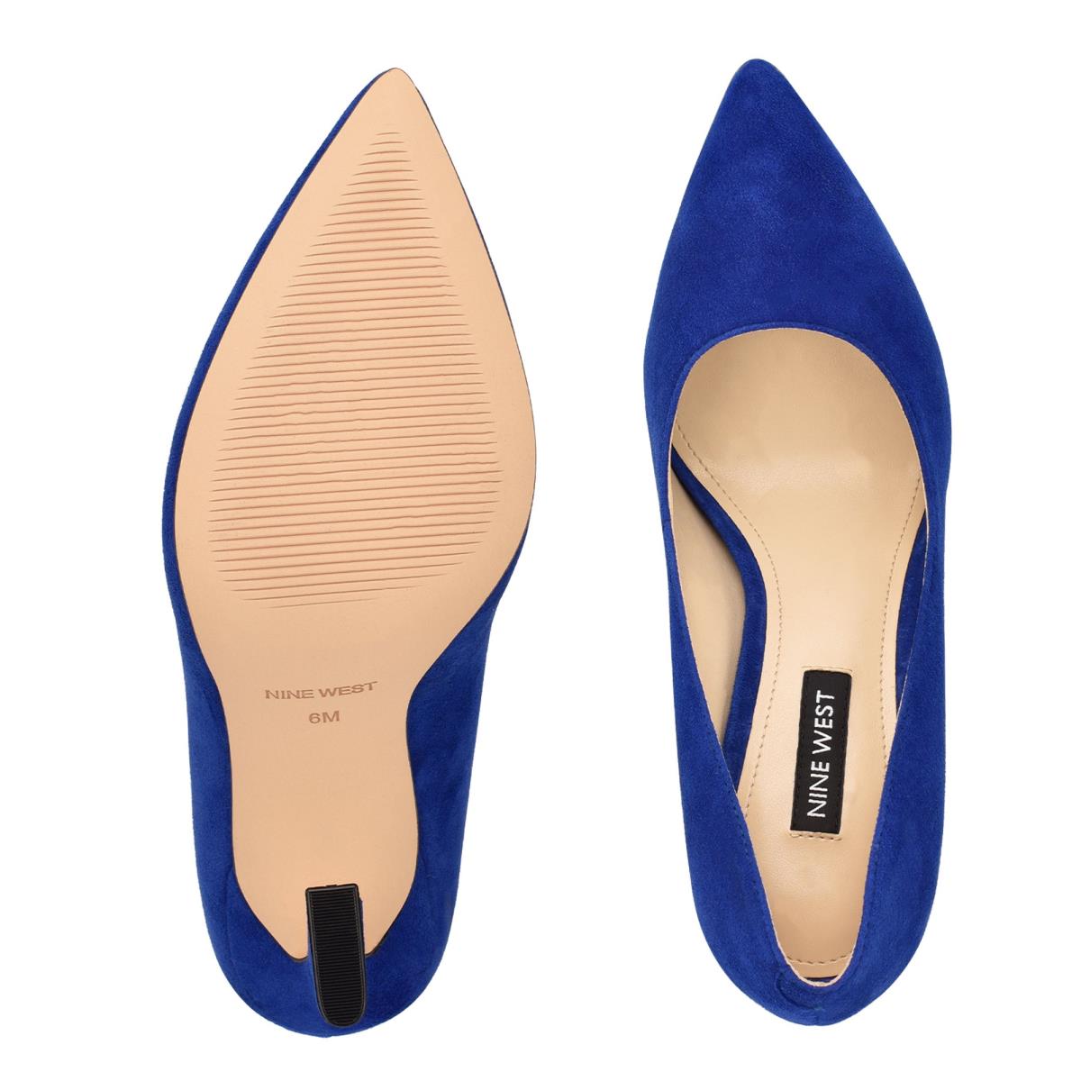 Zapatos De Salon Nine West Trendz Pointy Puntera Azules Oscuro | 3269QOIPC