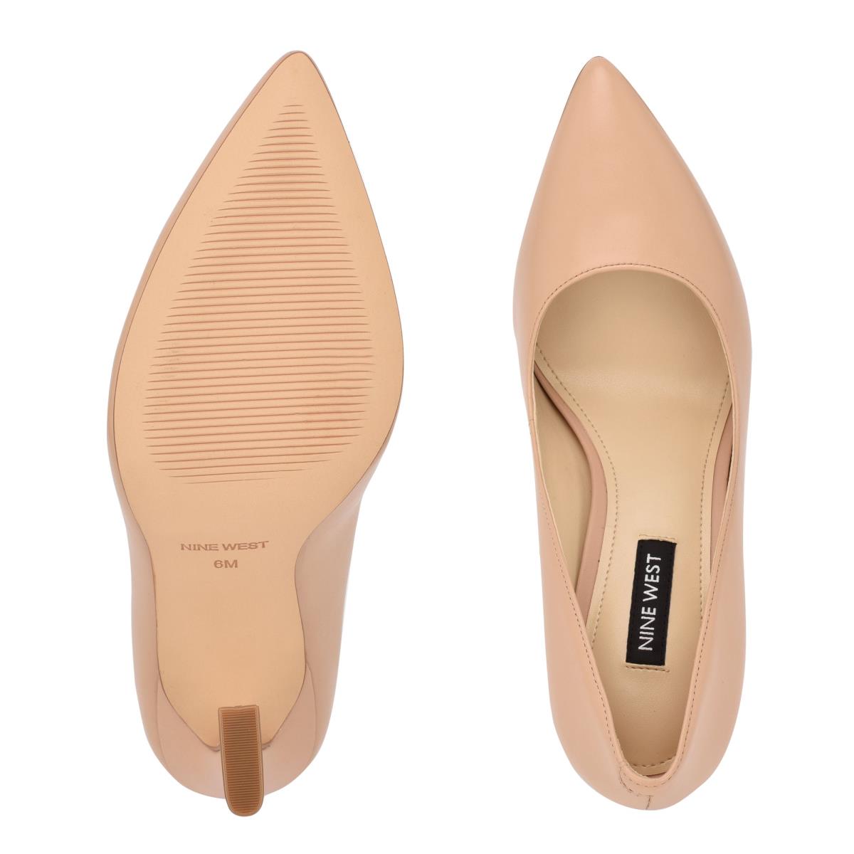 Zapatos De Salon Nine West Trendz Pointy Puntera Rosas | 3582BEGHL