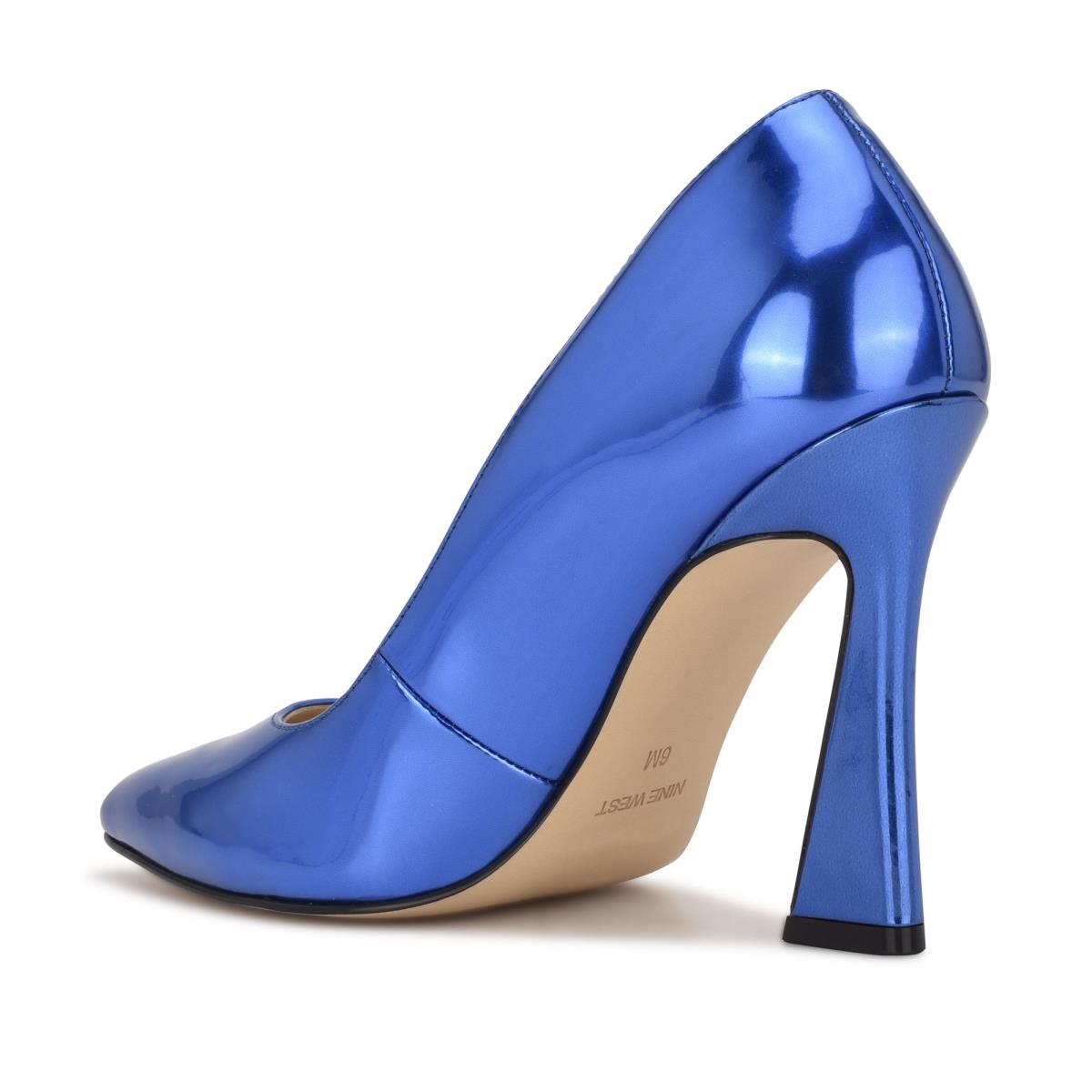 Zapatos De Salon Nine West Trendz Pointy Puntera Azules | 7432BYFIN