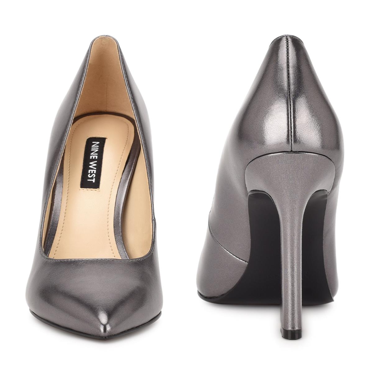 Zapatos De Salon Nine West Trendz Pointy Puntera Plateadas | 7952DIJQG