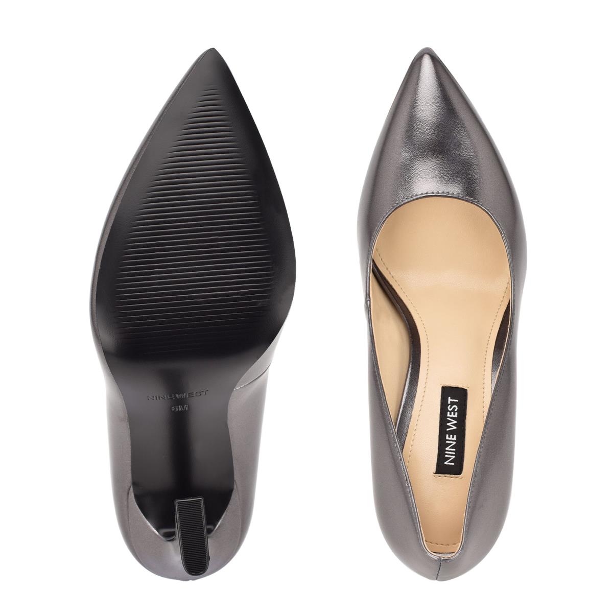 Zapatos De Salon Nine West Trendz Pointy Puntera Plateadas | 7952DIJQG