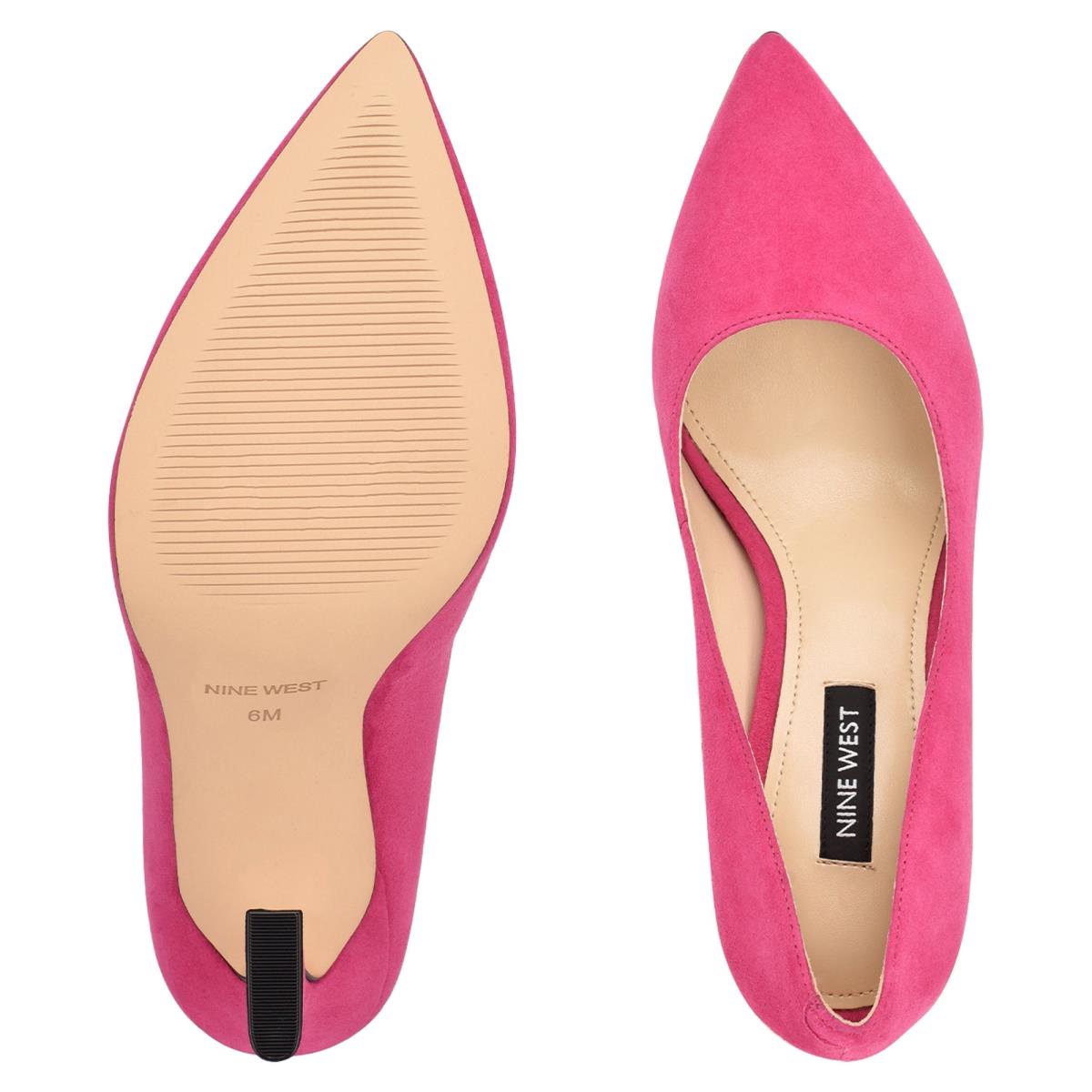 Zapatos De Salon Nine West Trendz Pointy Puntera Rosas | 8051REYFW