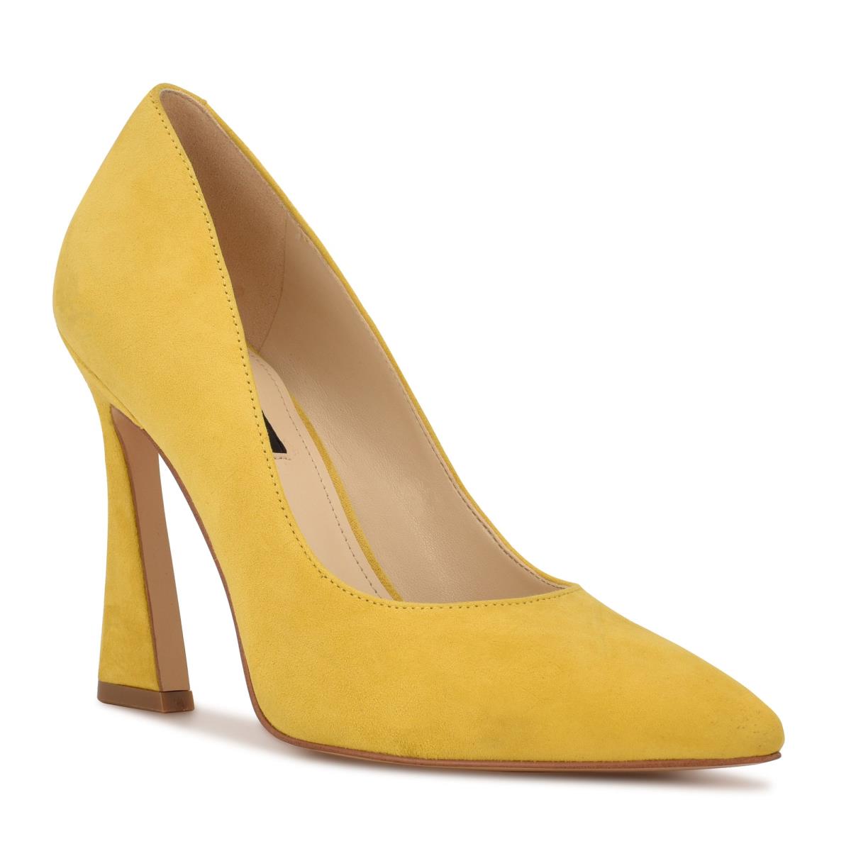 Zapatos De Salon Nine West Trendz Pointy Puntera Amarillo | 8547BUXKC