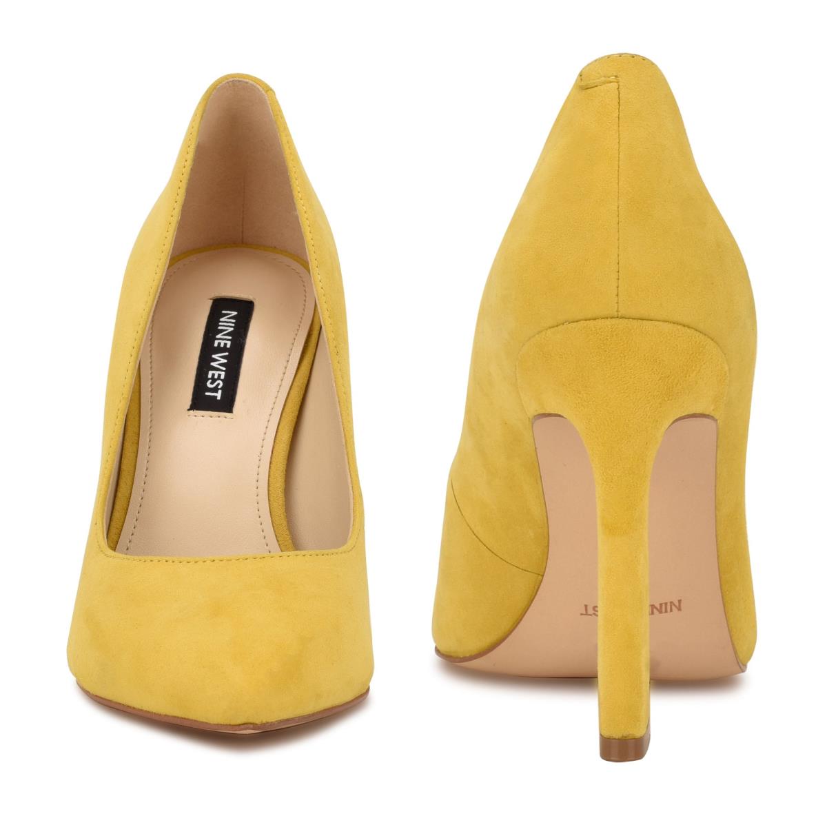 Zapatos De Salon Nine West Trendz Pointy Puntera Amarillo | 8547BUXKC