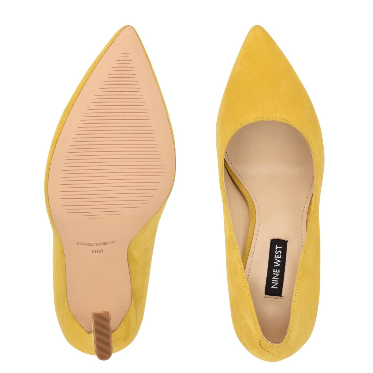 Zapatos De Salon Nine West Trendz Pointy Puntera Amarillo | 8547BUXKC