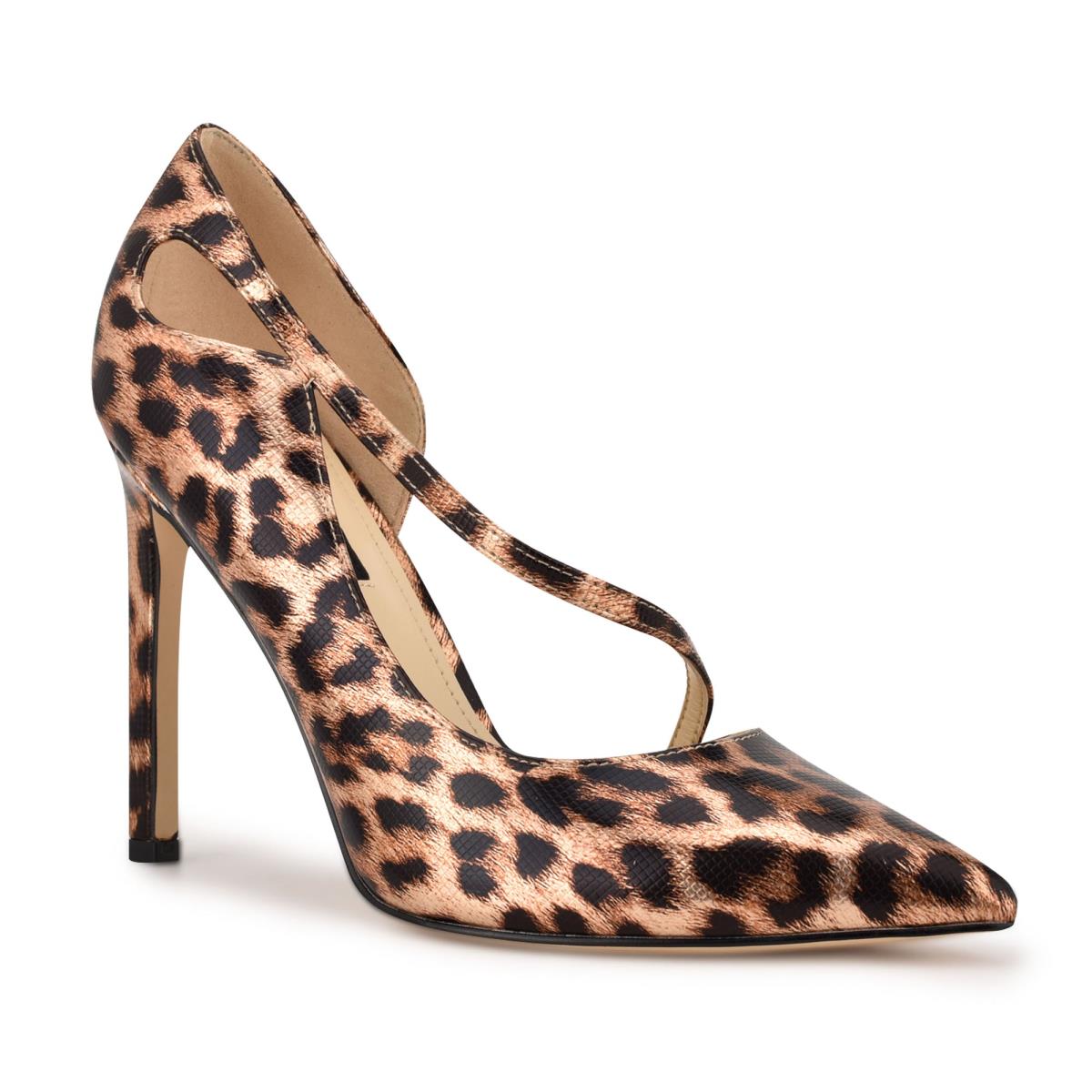 Zapatos De Salon Nine West Twirl Pointy Puntera Leopardo | 7359MVOTR