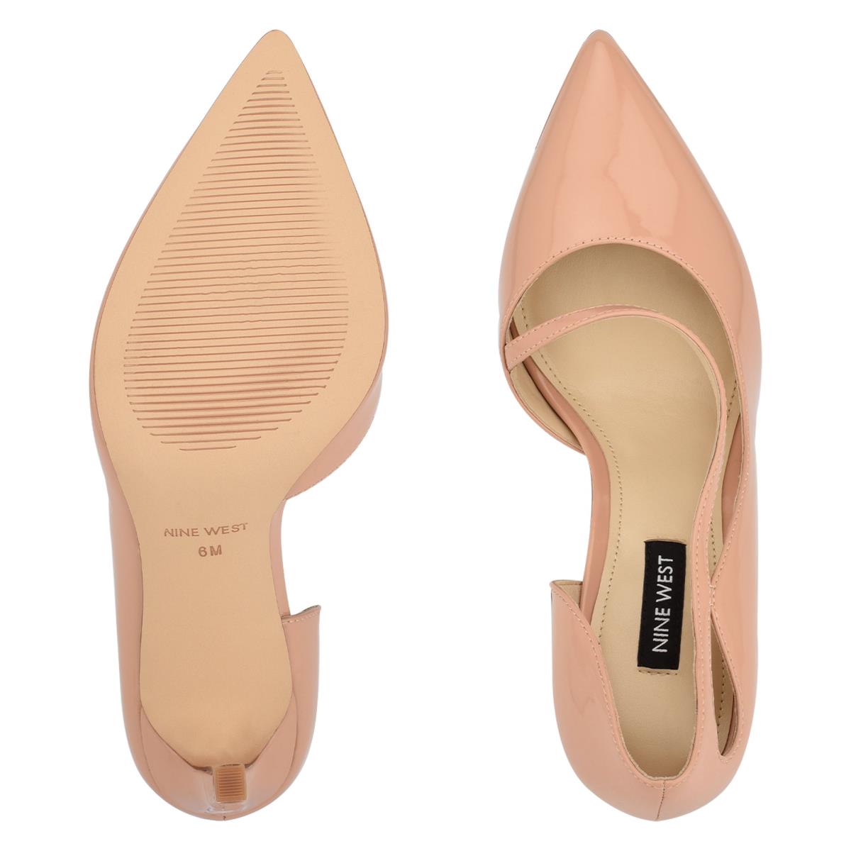 Zapatos De Salon Nine West Twirl Pointy Puntera Beige | 9728RQGAC